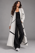 Signature Line Long Cardigan