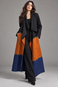 Signature Color Block Coat