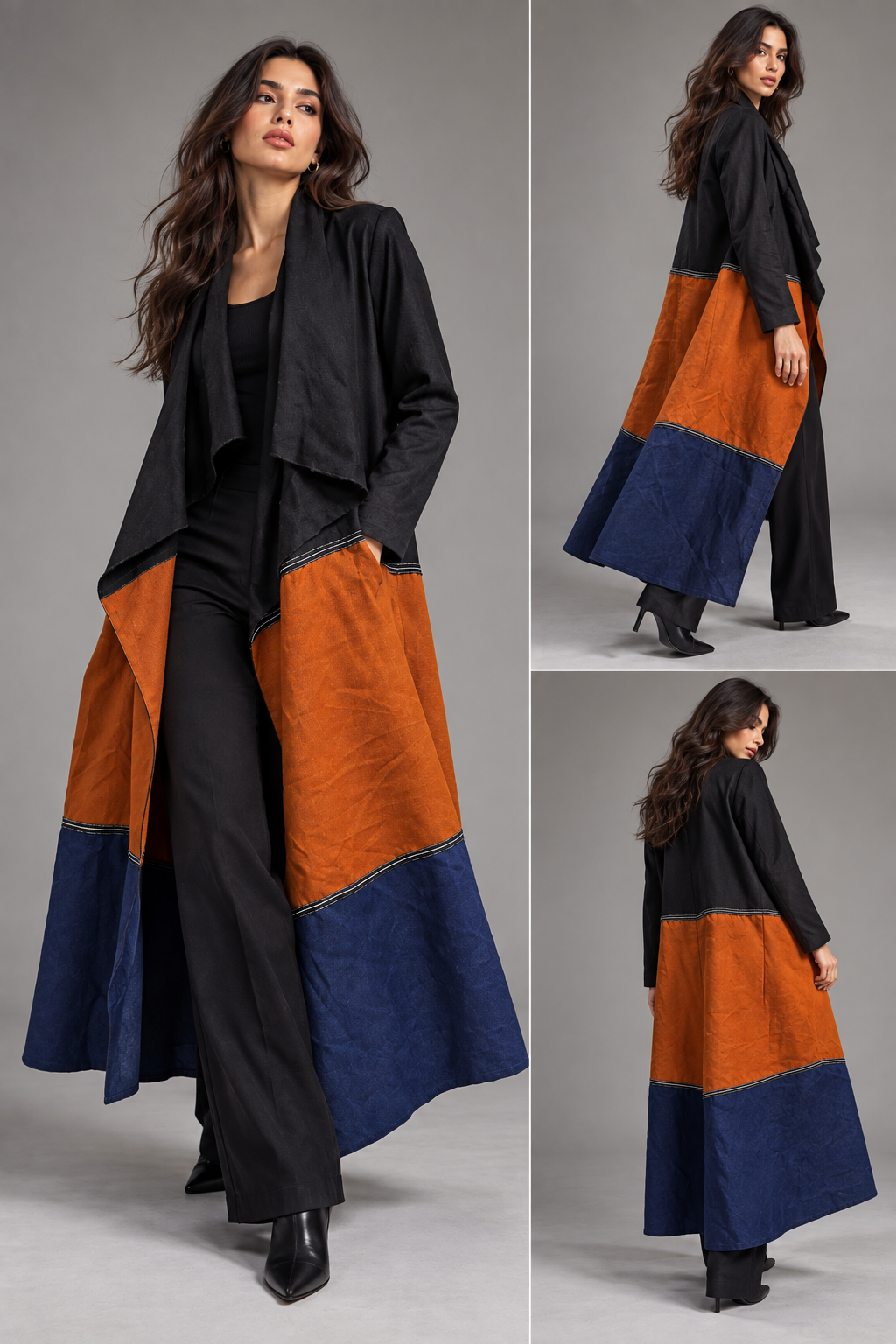 Signature Color Block Coat